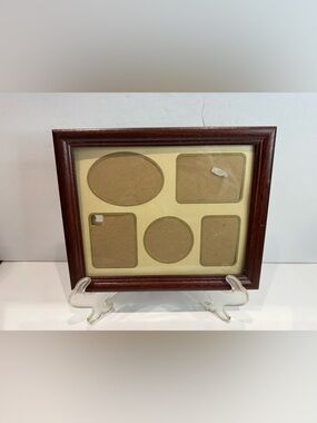 Classic Wood Finish 5-Opening Collage Frame 11.5" x 9.5"